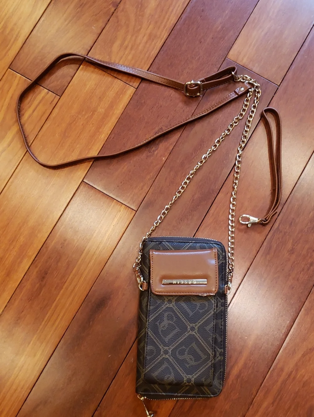 Zip Around Crossbody Wallet. Dasein Brand. Wristlet